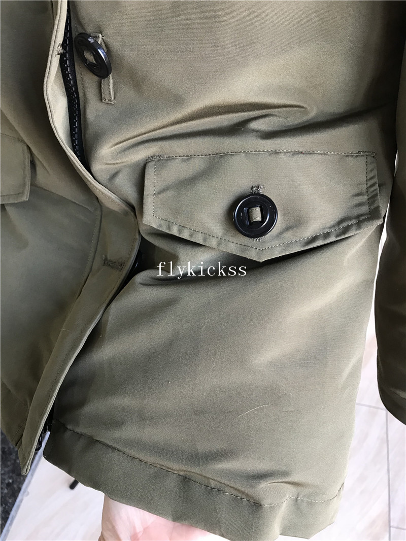 Nobis Canada Goose Dark Green Coat Girl